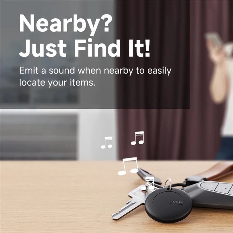 FULL-Mili Smart Tracker Mitag Bluetooth Locator Anti-Lost Device Mobile Keys Pet Elderly Kids Finder For Android Find My