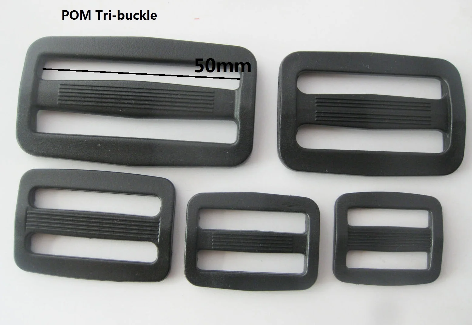 NBNNKL 10Pcs Adjustable Plastic Buttons Buckles For Bag Webbing 15mm-50mm DIY Home Sewing Supplies