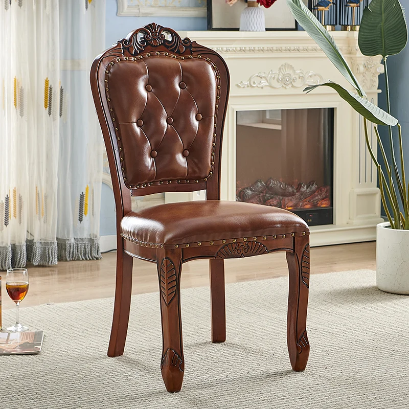 Kitchen Trendy Rustic Dining Chairs Cushions High Modern Dining Chairs Gaming Sedie Pranzo Moderne Home Accessories Furniture view 4