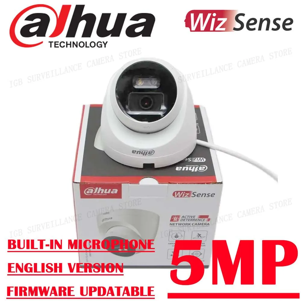 camera ip p cor cheia smart luz dupla dispositivo ativo rede wizsense poe ip audio de vias sd dahua ipc hdw2549t s pv 01