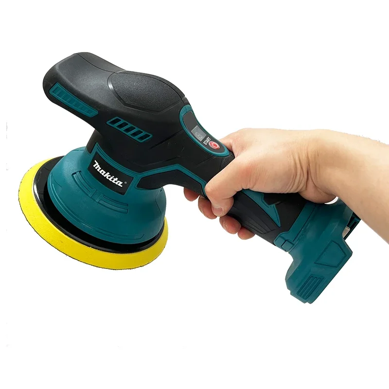 Makita Kabelloser Reparatur- und Polierer für Autos, 8-Gang Elektrischer Wachspolierer 18V-20V – Detail 2