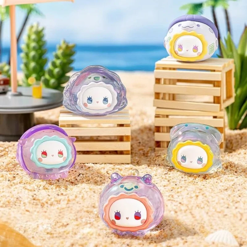 إيما ميجينغ فورست سلسلة المحيط باوباو لطيف دمية صندوق أعمى يدوية الصنع العصرية اللعب لعبة تحصيل الحلي هدية للفتيات