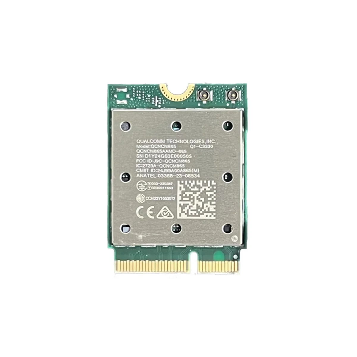 ثلاثي الموجات WiFi7 QCNCM865 بطاقة WiFi لاسلكية بلوتوث 5.4 2.4G/5G/6Ghz محول شبكة لاسلكي لهوائي Win11