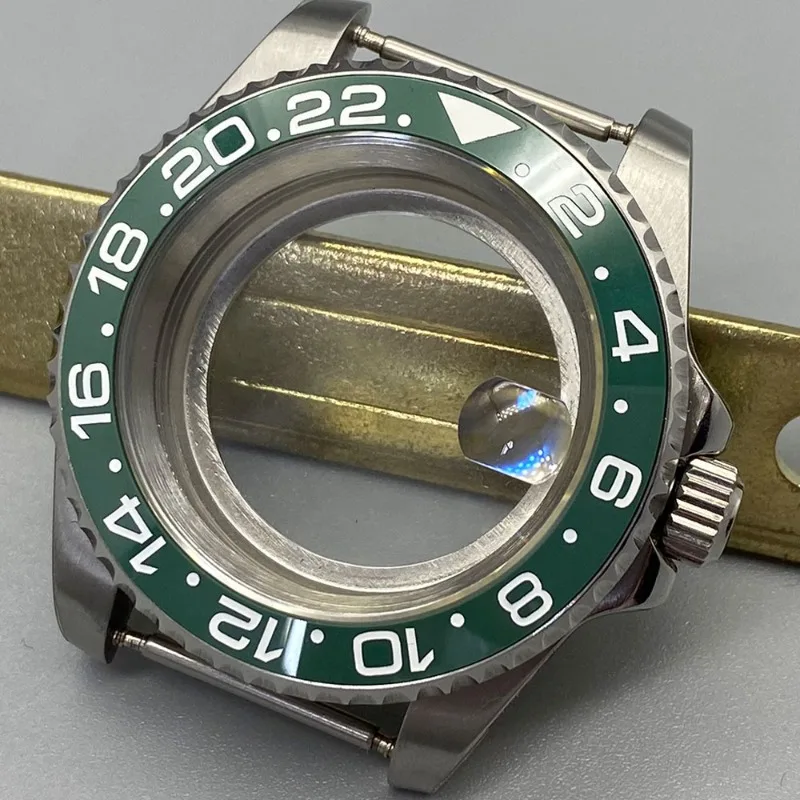 

Men's watch accessories case for 8200 8215 2813 movement 120click GMT series ring