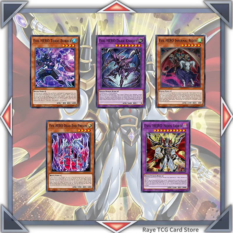 yugioh evil hero cards CR06-AE004 Evil HERO Sinister Necrom (SR) main image 0