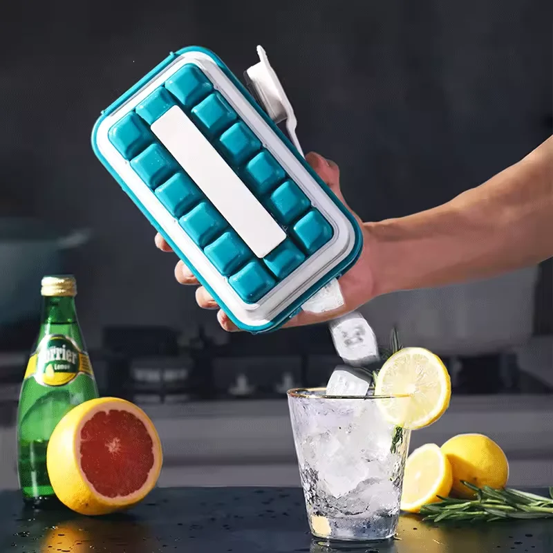 Folding Ice Hockey Pot Ice Grid Mold Pot Shaped Ice Maker Convenient Folding Ice Hockey Machine Frozen Ice Block Kitchen Tool
