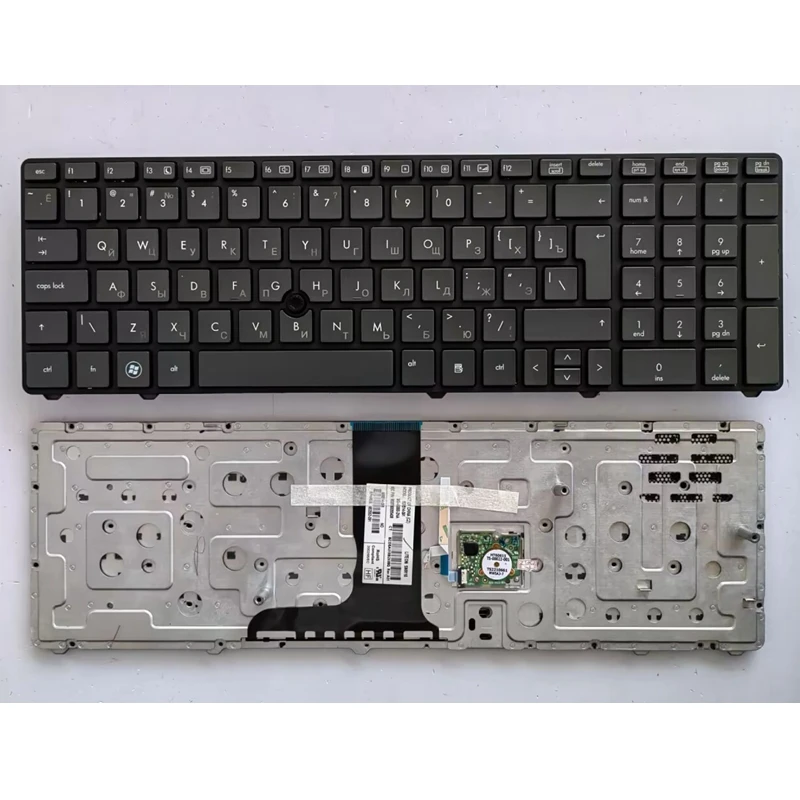 Nuevo teclado para ordenador portátil RU para Hp Elitebook 8760w 8770w 8760