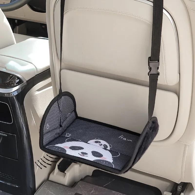 

Car Foot Hammock Toddler Car Travel Leg Rest Adjustable Airplane Foot Rest Car Rear Seat Foot Hammock Cartoon Foot Hanger