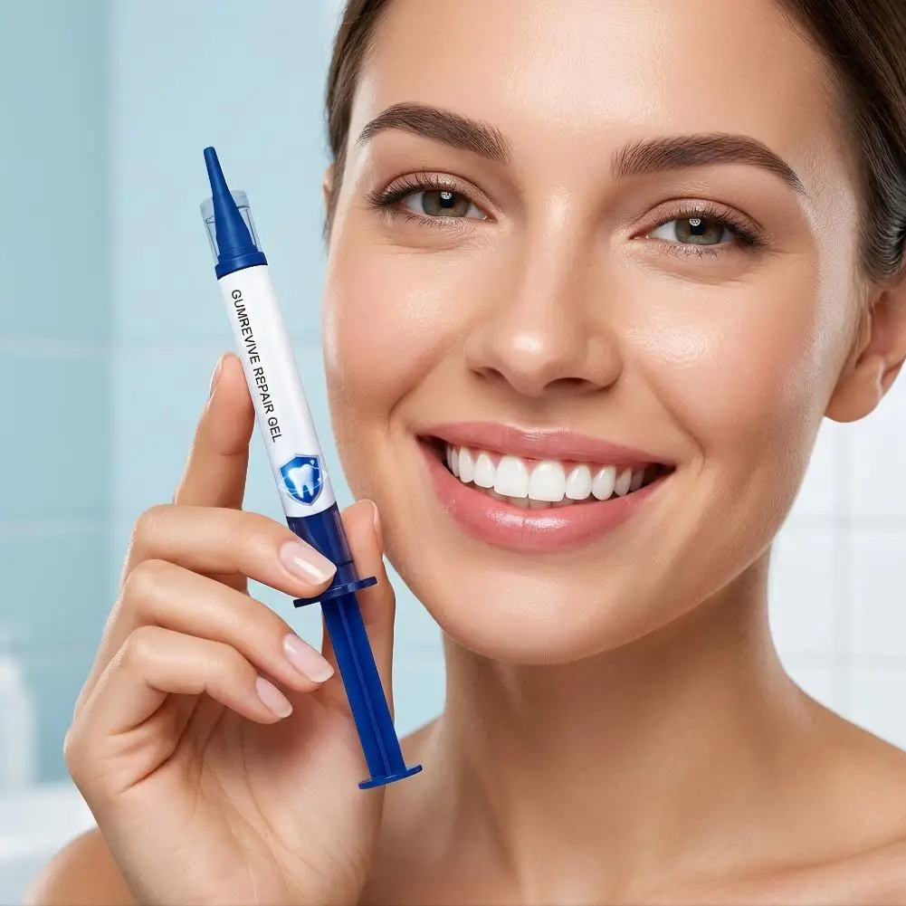 Gum Care Repair Gel 3ml*3,Deep Cleaning Teeth Stains Tartar Serum,Strengthening Repairing Soft Tissue Restore Gel Healthy Oral