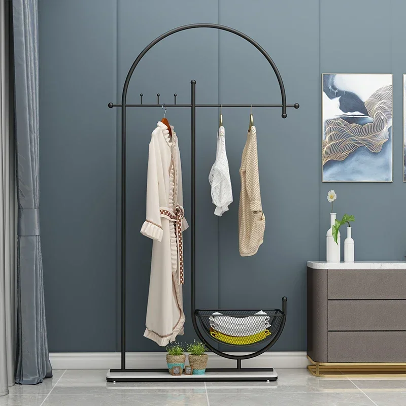 Modern Portable Coat Racks Metal Display Nordic Organizer Storage Coat Racks Space Saving Clothes Perchero Trendy Furniture