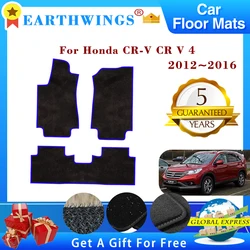 For Honda CR-V CR V 4 2012~2016 2013 2014 Car Floor Mats Panel Footpads Carpets Cover Cape Rugs Foot Pads Stickers Accessories