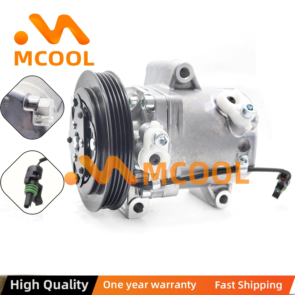 SS96 AC Compressor with Clutch For Mercedes-Benz Smart Fortwo Coupe 451 1.0 2007-2012 A1322300011 1322300011 4 Grooves