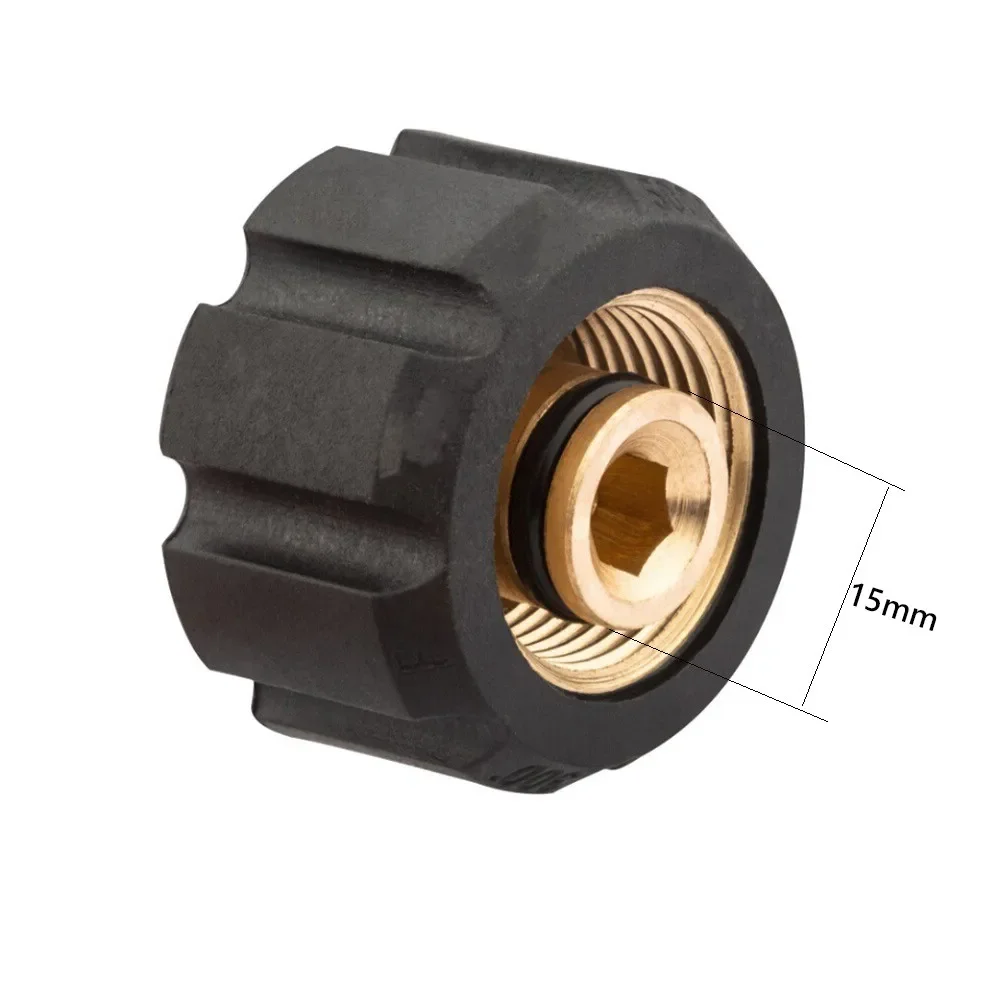 For Karcher HD HDS Brass Plastic Black Gold 160bar 36mm Quick Connector Foam Lance Adapter Foamer Cleaner Connector