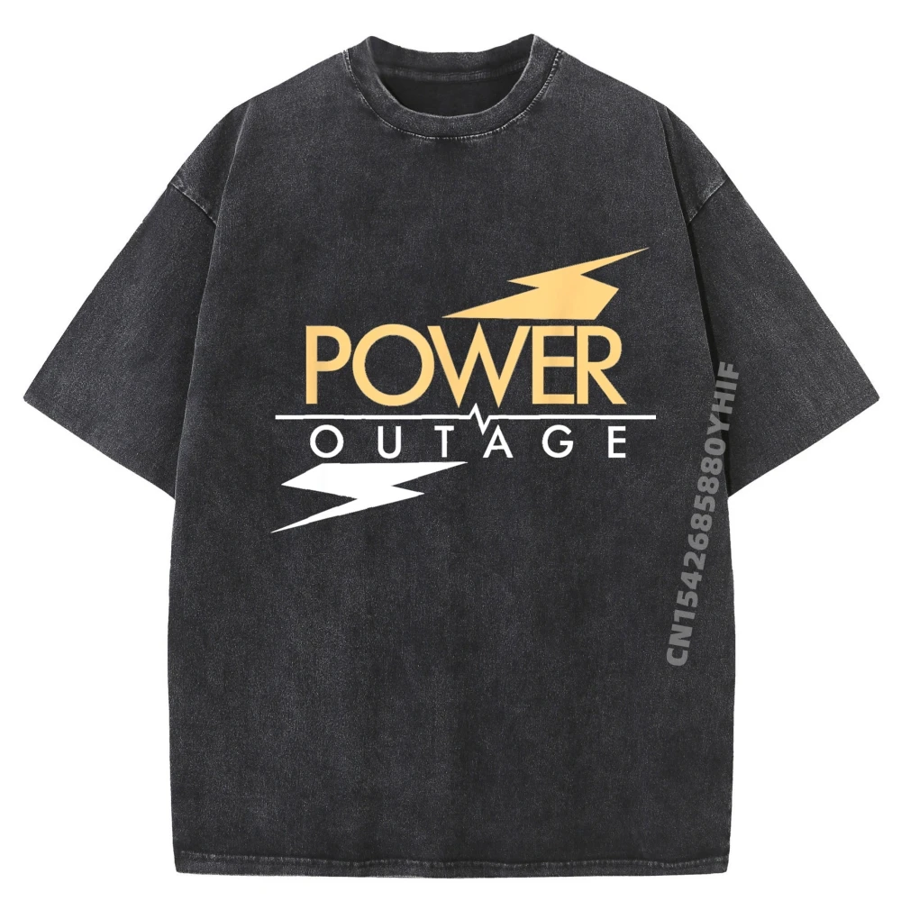 

Механик отключения электроэнергии в гараже, нужен энергетической батареи, винтажные футболки, мужские классические потертые футболки