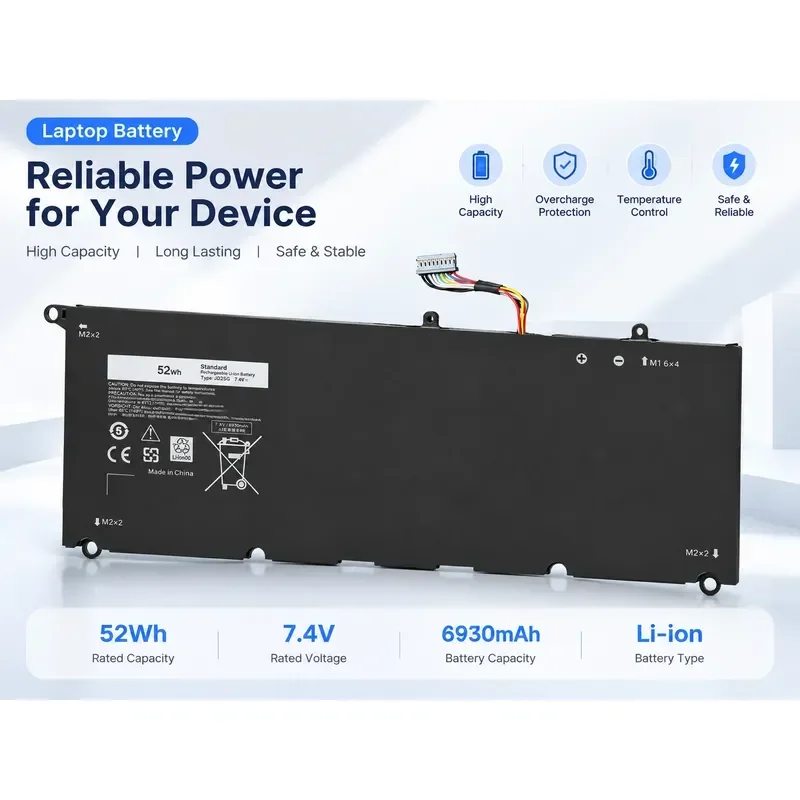 [NEW] JD25G Battery For Dell XPS13 XPS15 9343 9360 9350 9370 9550