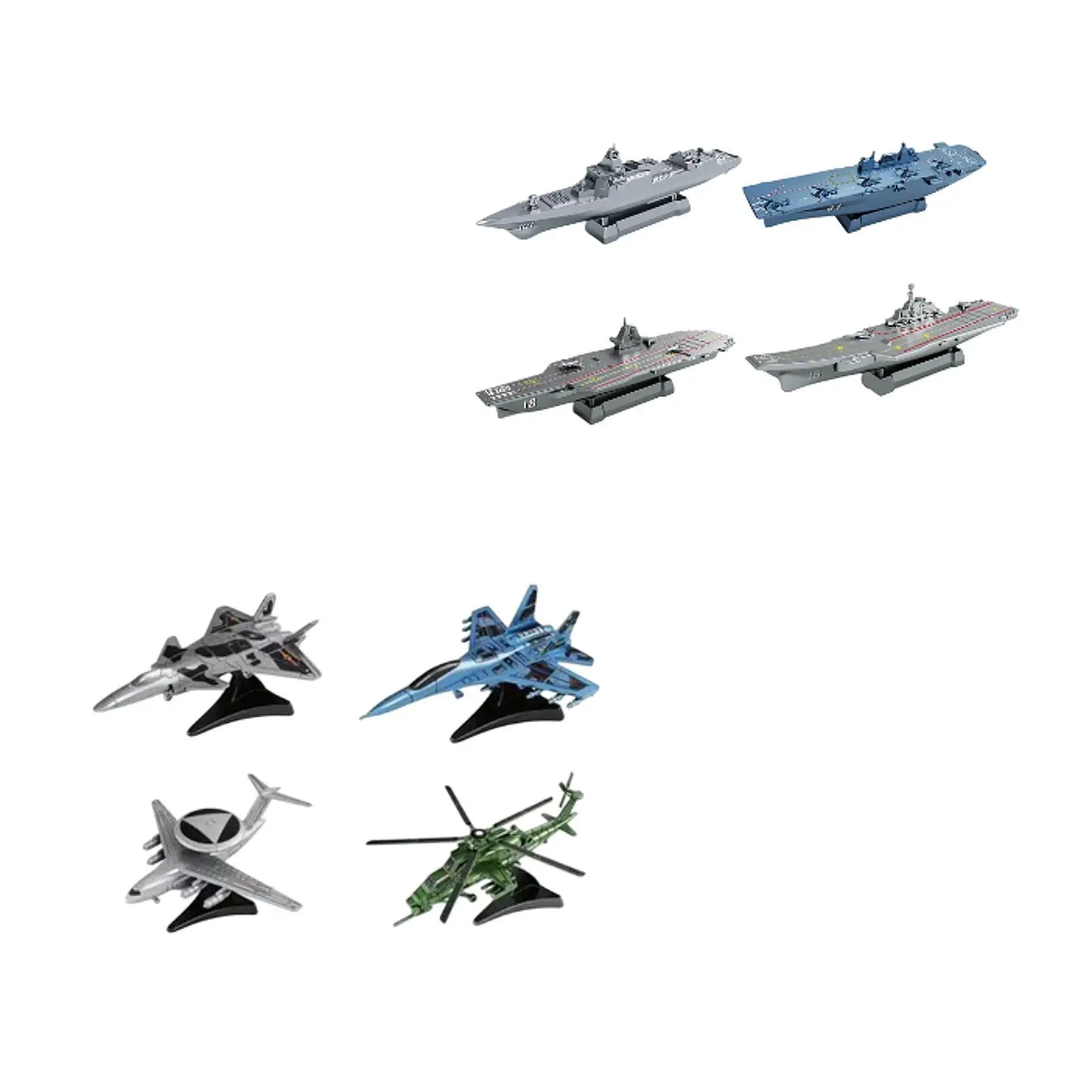 Kits de construction de maquettes d'avion, 4 pièces, jouets éducatifs à collectionner, Simulation de cadeaux d'anniversaire, Kit de modèles 4D pour adolescents et adultes