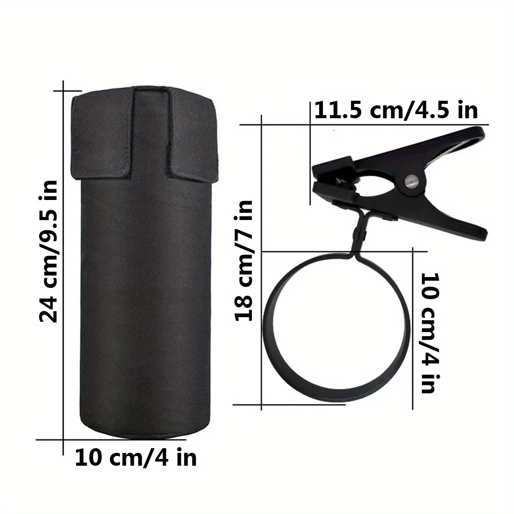 طبل عصا حامل أكسفورد النسيج مضرب حقيبة الطبل الحاويات حقيبة المشبك كليب عصا حامل للصنج/طبل/حامل الموسيقى #2