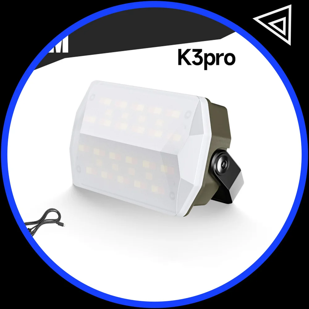 

LEM K3PRO светодиодная лампа для кемпинга, USB перезаряжаемая лампа для кемпинга, портативная непромокаемая уличная лампа, 4000 мАч, 750 лм, легкая магнитная