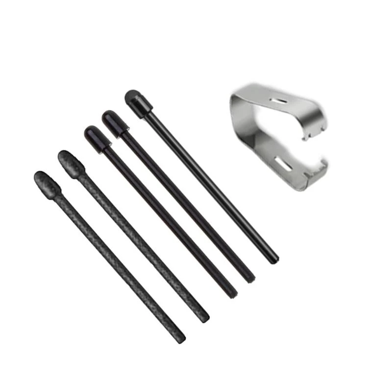 Felts Soft Plastic Drawing Pen Tip with Clip for Noiseless Frictions on Tablets