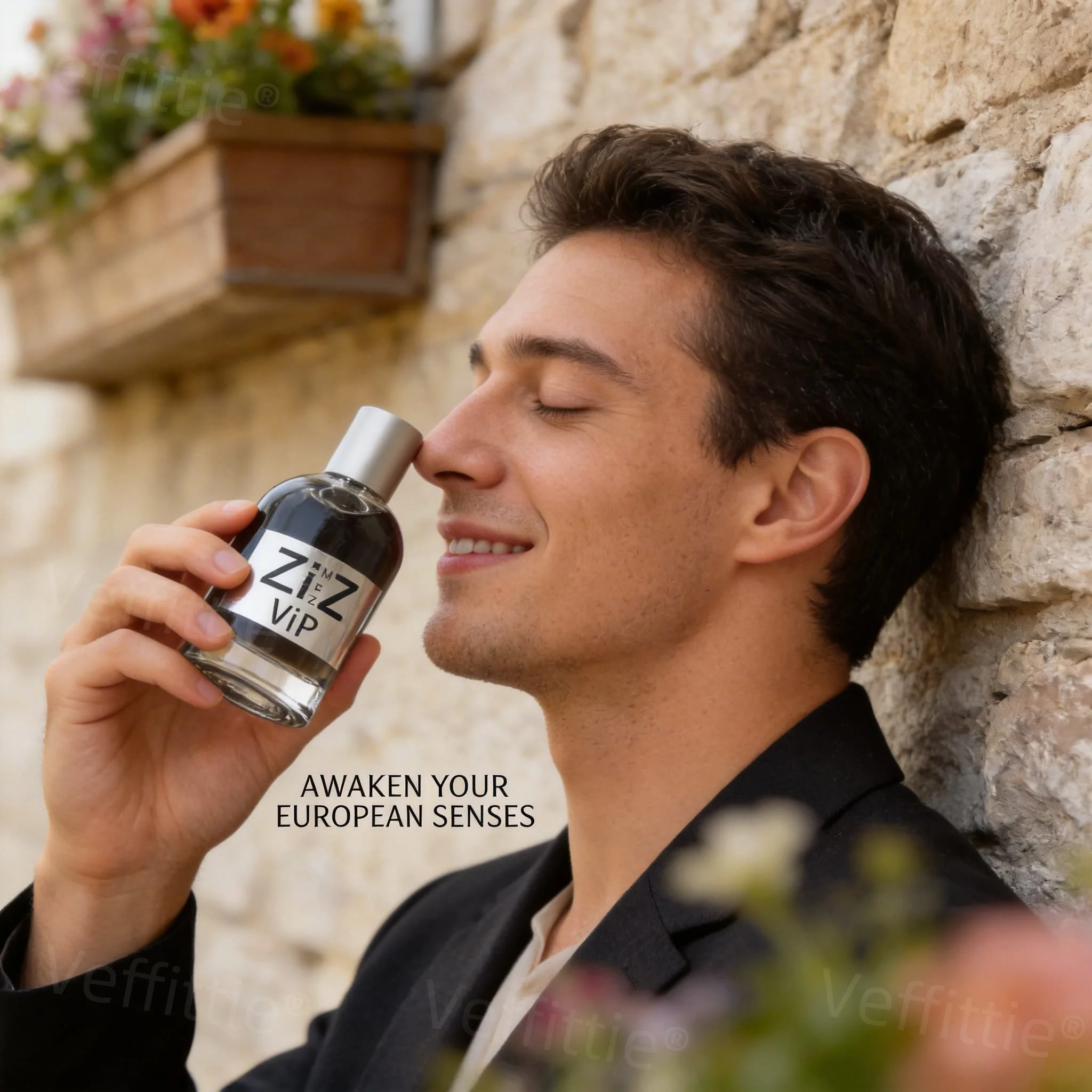 

Soft Citrus Floral-Woody Calm Men's Perfume, 100ml Dark Glass Bottle Indoor Relax Wear, All Day Fresh Comfortable Rose-Osmanthus