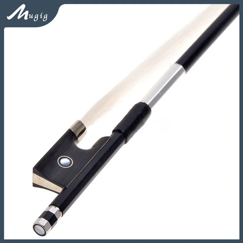 

4/4 3/4 1/2 1/4 1/8 Size Violin Fiddle Bow Black Strong Carbon Fiber Violin Bow Acoustic Violin W/Ebony Fogs Arco Di Violino