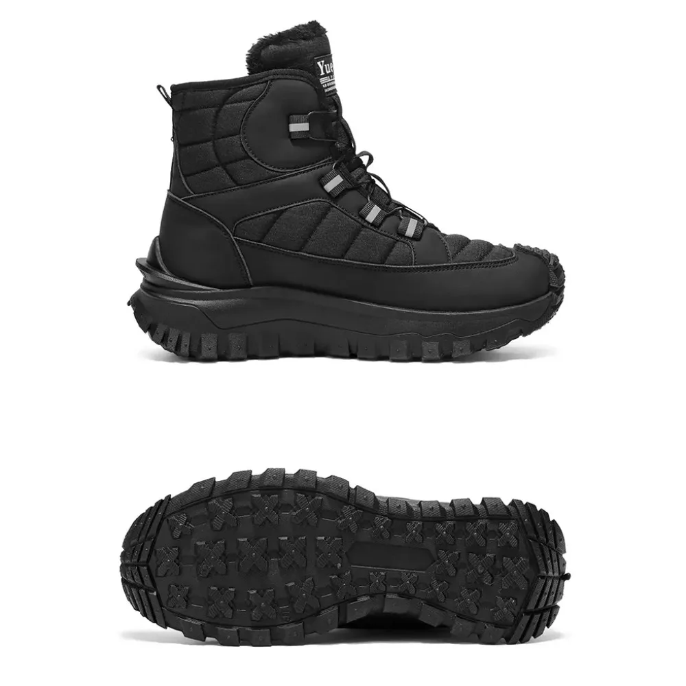 2025 Winter Nieuwe draaibare gesp Fleece waterdichte snowboots Outdoor antislip en slijtvast