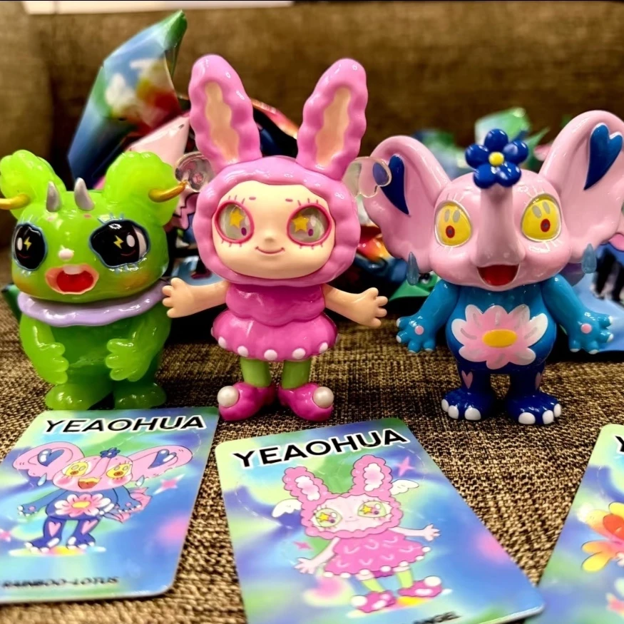 

Значение единорога Agan Yeaohua Fantasy Plant Series, модная игрушка в глухой коробке из ПВХ, настольный орнамент, аниме, экшн-фигурка, подарок на день рождения