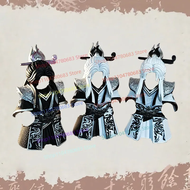 

MOC Building Blocks Mini Ancient Doll Xian Ni Wang Lin Three Types of Armor Assembly Accessories Hobby Display Toy Gift