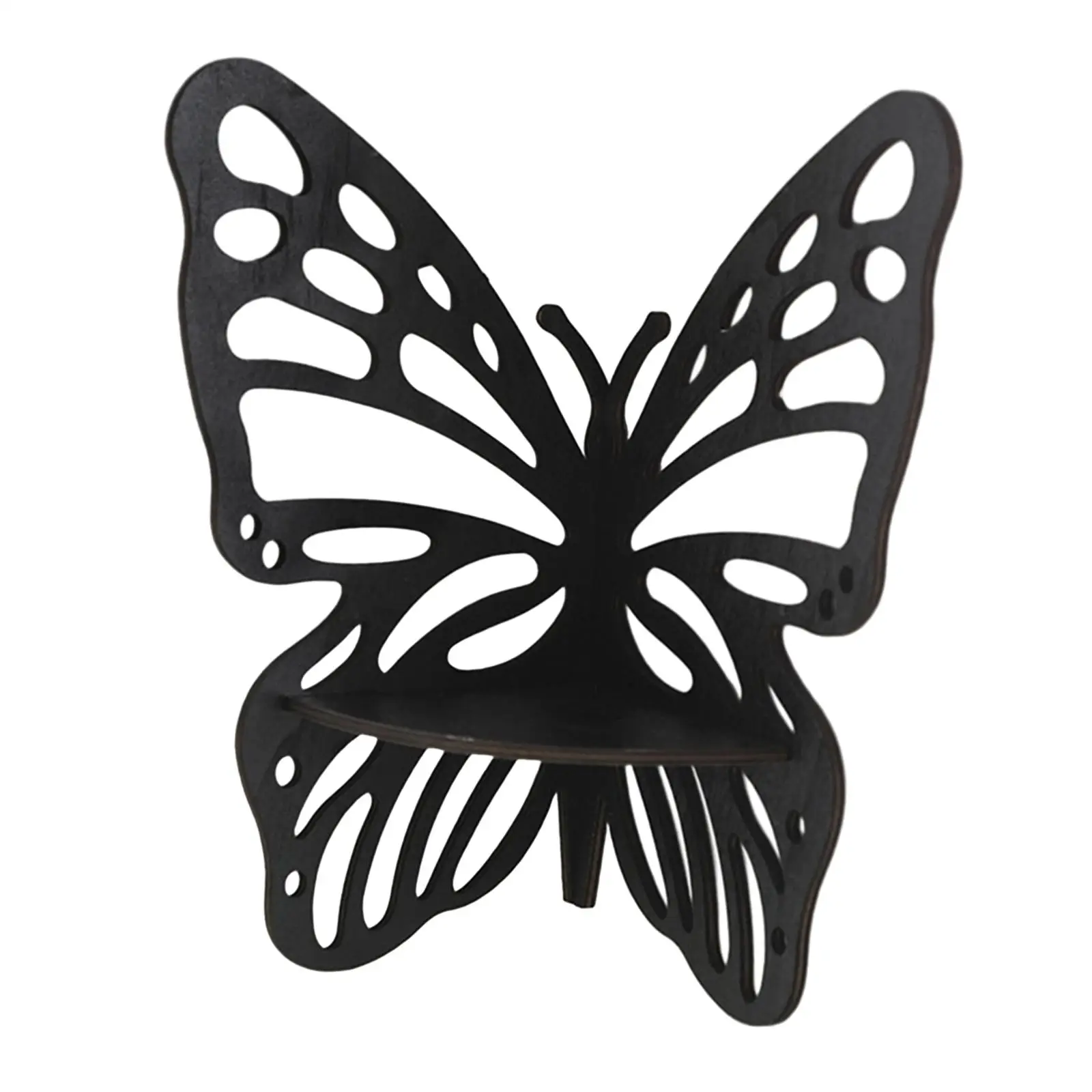 Butterfly Corner Shelf Display Shelf Storage Organizer Butterfly Shape Storage Rack for Dorm Kitchen Living Room Bedrooms Decor