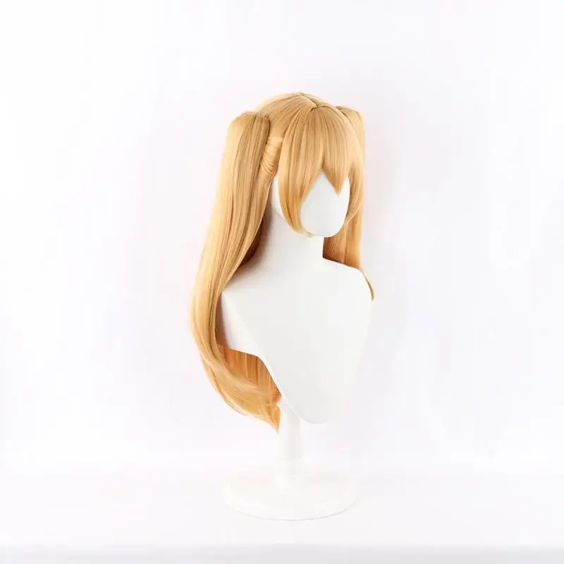 ROLECOS-Perucas Cosplay Anime Sintético, Animação 2.5 Dimensional, Amano Ririsa Miriella, Perucas Cosplay Longas, Peruca 65cm Cos, Resistente Ao Calor