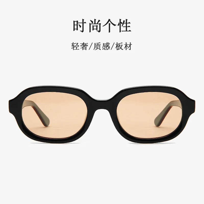 

Acetate Sunglasses For Men And Women Brand Designer Luxury Small Eyewear Men Vintage Sun Glasses UV400 Customize Prescription