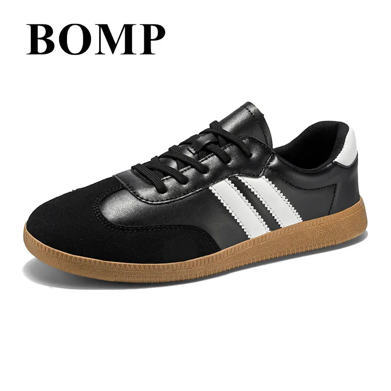 

2025 Spring Unisex Skateboard Shoes Retro Leather Women's Sneakers Comfortable Black Designer Shoes Men zapatos de skateboard