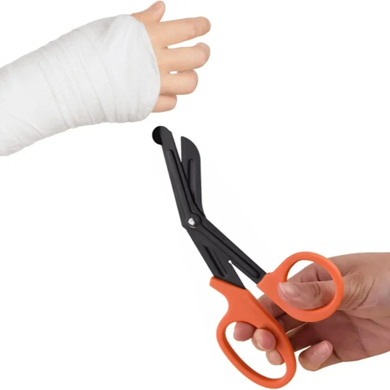 Bandage Nursing Medical Rescue Scissors Emergency First Aid Shear Utility Trauma Scissor Shear Outdoor Camp Tools