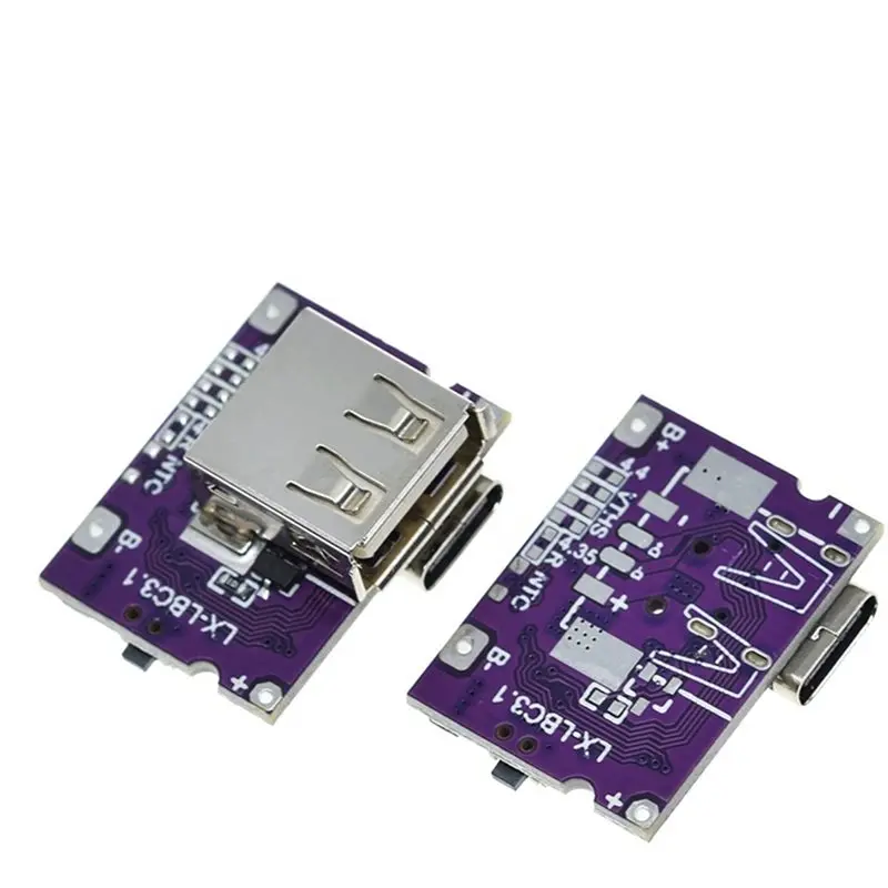 ABQU Type-C USB 5V 3.1A Boost Converter Step-Up Power Module IP5310 Mobile Power Bank Accessory with LED Indicator