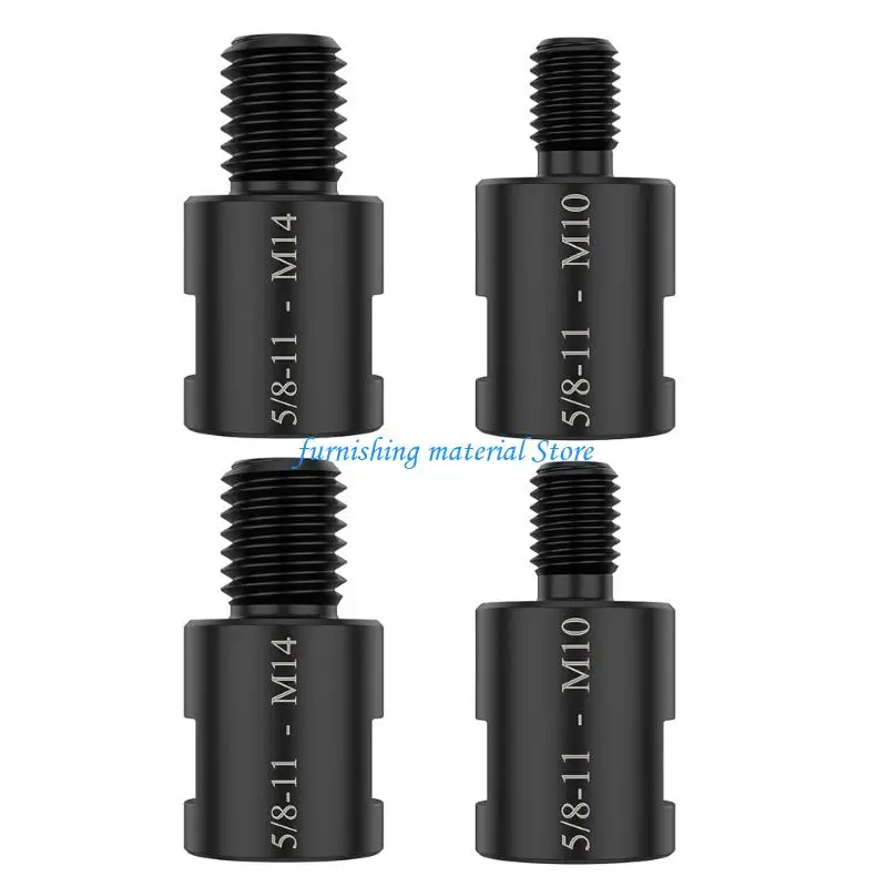 Y5GD Pack of 4 Steel Thread Adapters Converts to M 10 M 14 Male for Grinders