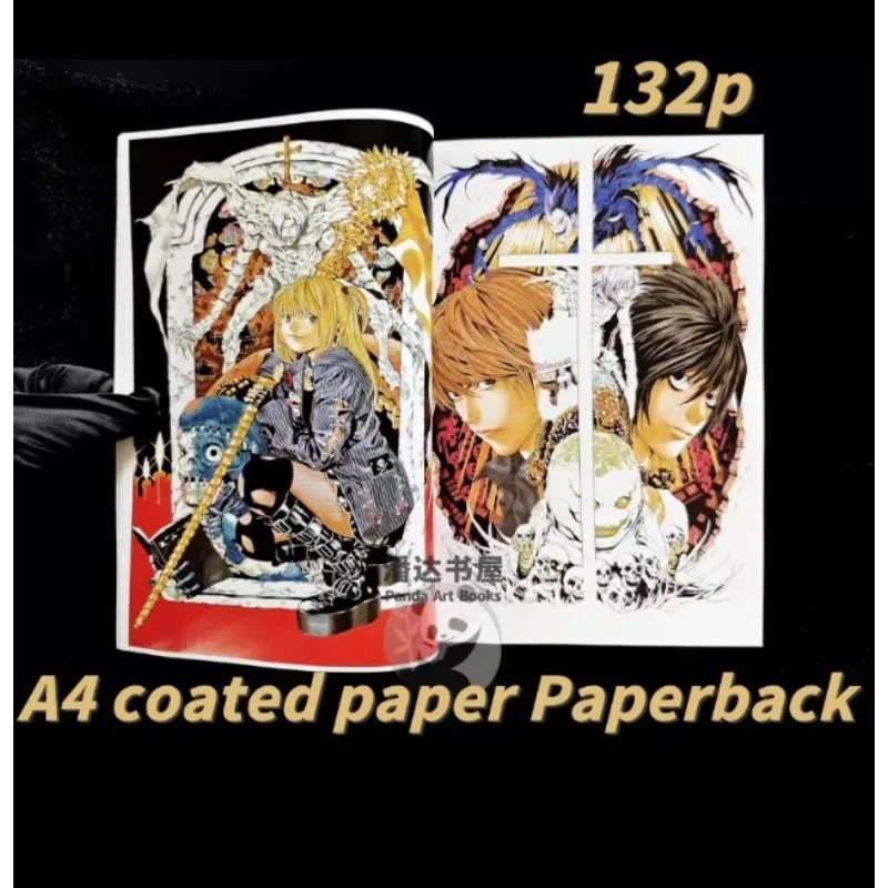 Death Note Takeshi Obata Art Book Paperback Artwork Anime Setting Book Manga Light Yagami L Misa Amane Comic Manga Hikaru No Go