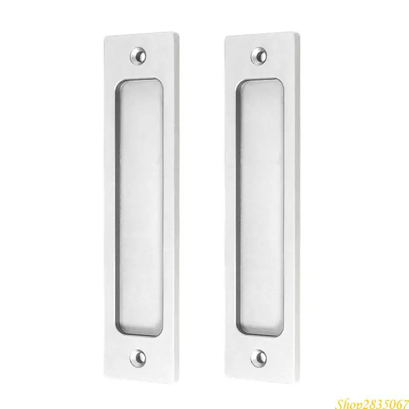 مقابض باب خزانة مربعة حديثة سبائك الزنك المتانة مقاومة للتآكل للمطبخ الحمام الأجهزة المنزلية 831F