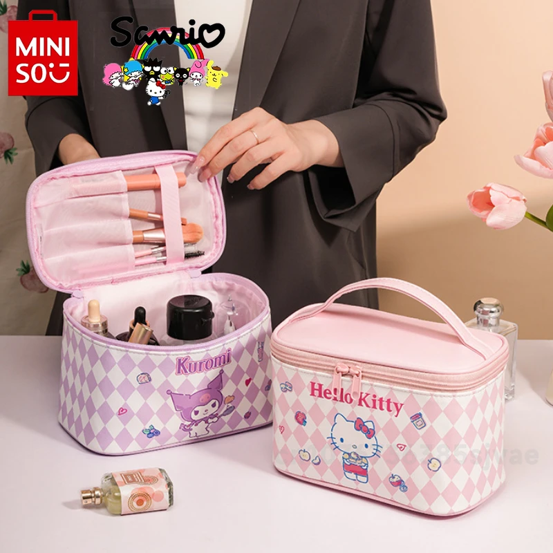 Sanliou 2024 New Travel Storage Bag Fashionable High Quality Women's Makeup Bag Cartoon Large Capacity Multifunctional Handbag