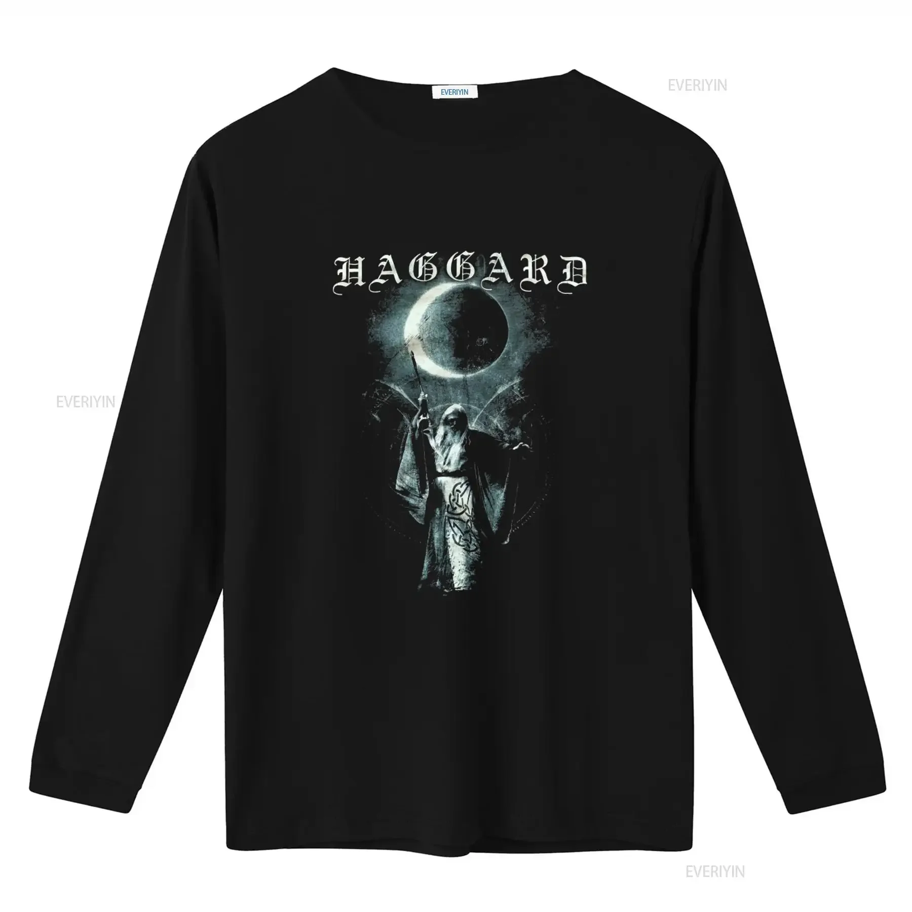 Haggard German Symphonic Metal Band Moonrise T Shirt for Rock Music Fans Unique Design vintage Washed Comfortable streetwear - view 2