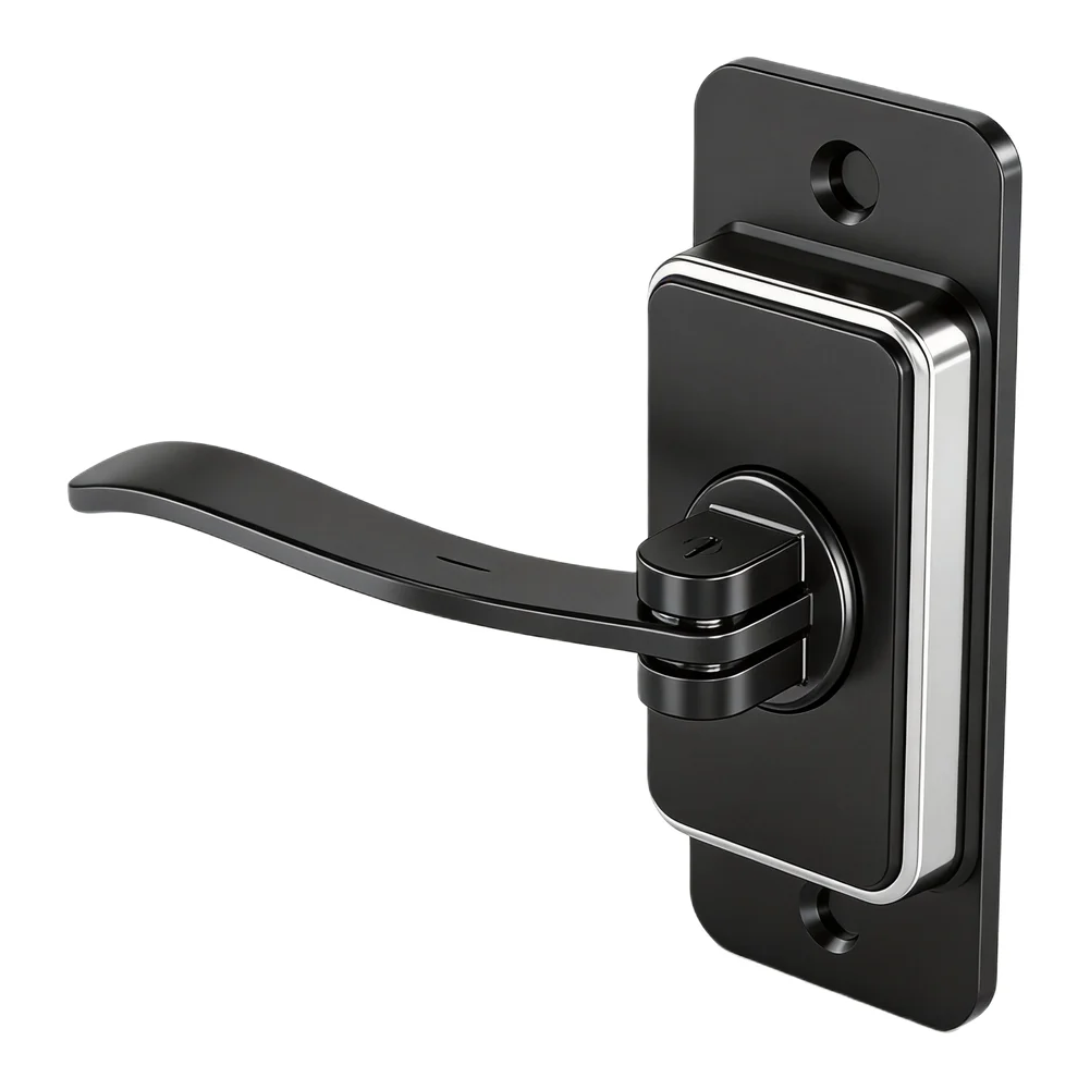 1pc Secure Lock No Drill Refrigerator Cabinet Drawer Sliding Door Lock For Child Safety For Doors Bedside Tables Easy To Install