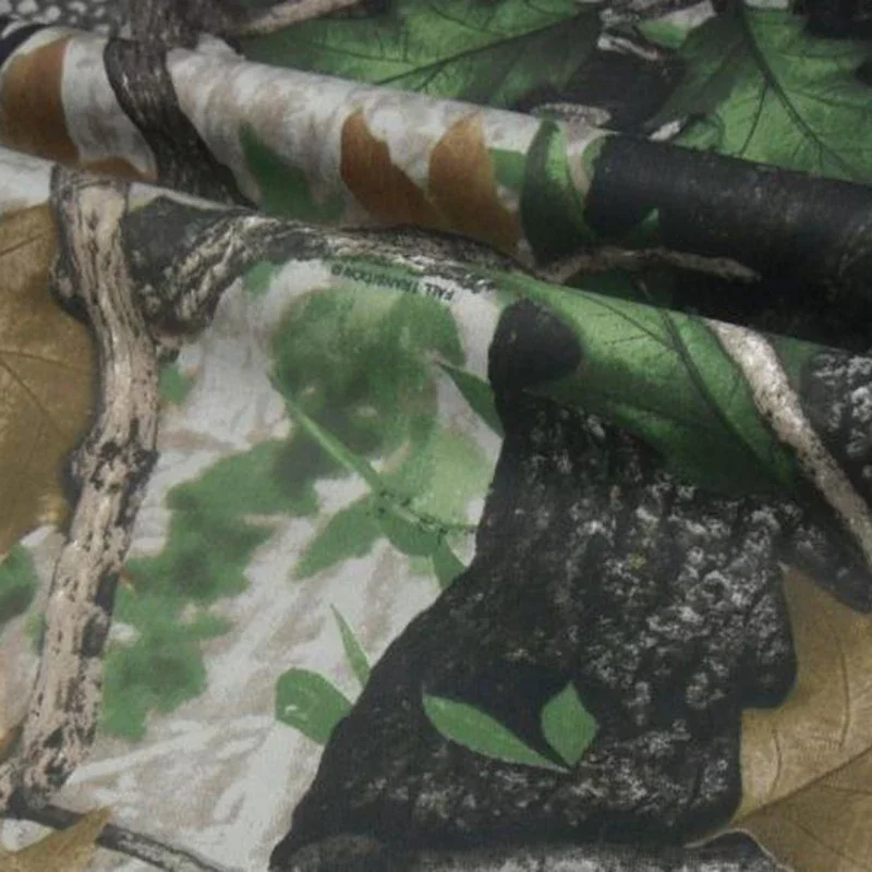 

1.42M Width Fall Transition Bionic Camo Fabric Polyester Cotton Tree Leaves Camouflage Cloth Hunting Suit Gun Cover Material