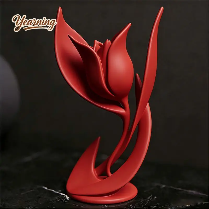 

3D Printed Minimalist Abstract Ins Decor Light Luxury Ornament for Bedroom Cafe Office Porch