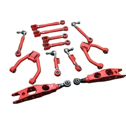 Red Adjustable Front Upper Control Arm Camber Kit For Lexus IS250 IS300 GS250 GS300 Rear Camber Kit 2006-2013