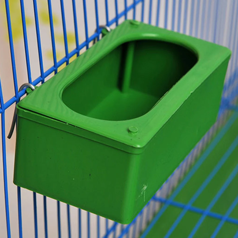 

10 Pcs Anti-spreading Trough Pet Watering Bowls Pigeon Hanging Feeder for Quail Chicken Feeders Food Waterer Holder