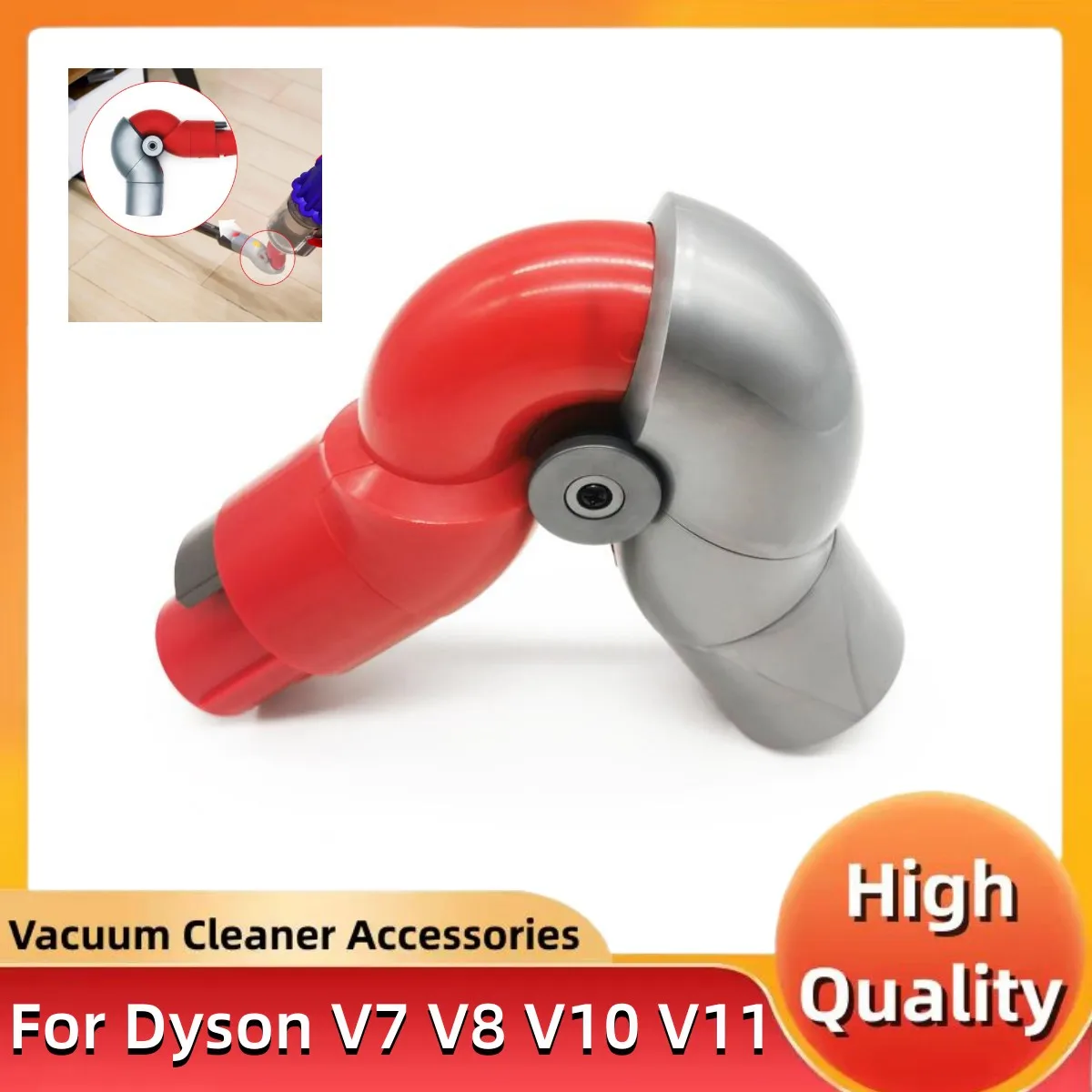 Vacuum Cleaner Parts Adapters For Dysons Vacuum V7 V8 V10 V11 Quick Release Adaptor Tool Bottom Adapter 967762-01 Cleaning Tools