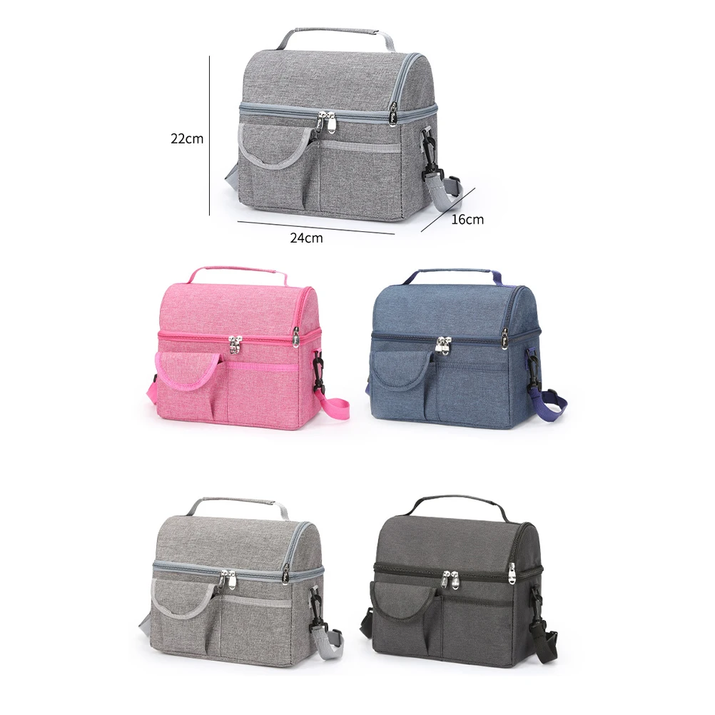 

1Pcs Insulation Bag Fresh Keeping Packet Large Capacity Foldable PVC Cotton Material Practical for Lunch Breast Milk