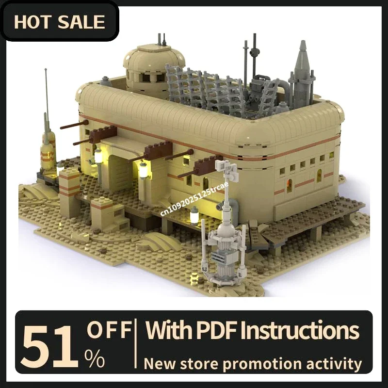 

New 2169Pcs Famous Star Battle Movie Moc Freedtown Cantina Model Building Custom Puzzles Diy Creative Ideas Toys Birthday Gifts