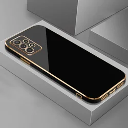 Luxury Plating Case For Samsung Galaxy A54 A14 A52 A34 A32 A72 A73 A23 A24 A33 A22 5G M32 A52S A71 A51 Soft Silicone Phone Cover
