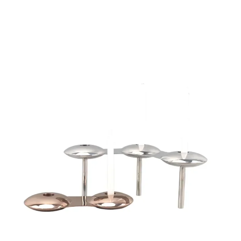 Nordic Creative Stainless Steel Cloud Candlestick Art Decorative Ornament for Restaurant Hotel Homestay Villa Home
