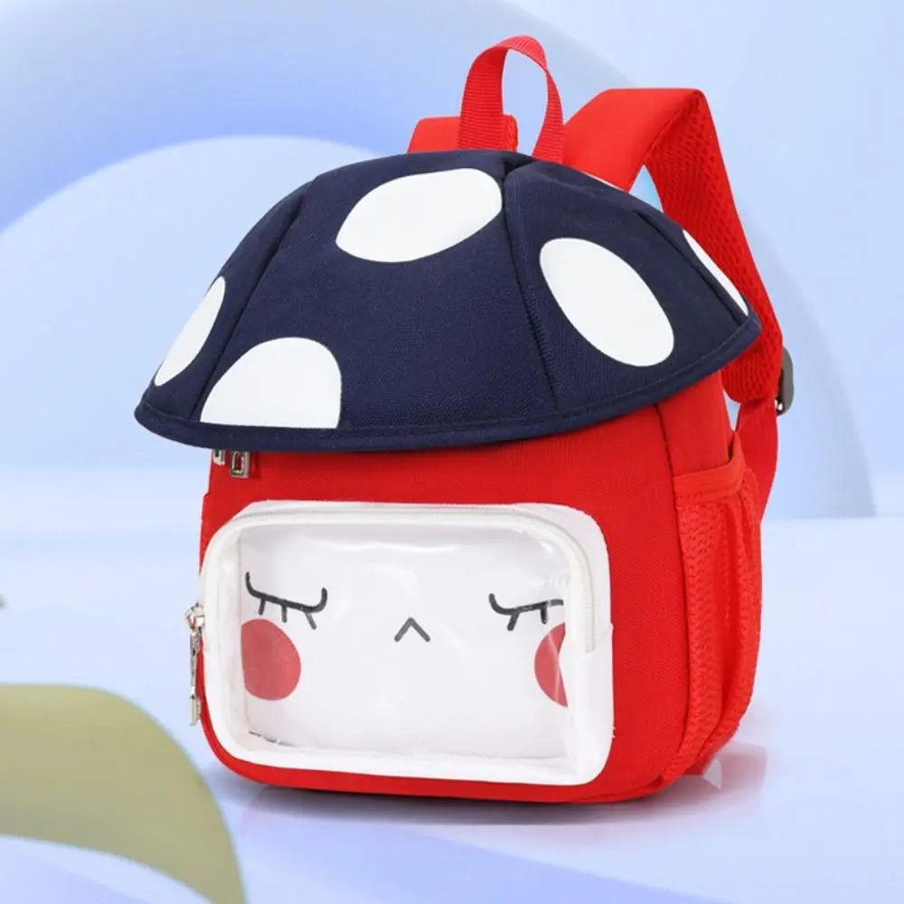 

Cartoon Cute Mushroom Backpack Breathable Kindergarten School Bags Children's Bag Snack Storage Kid Backpack